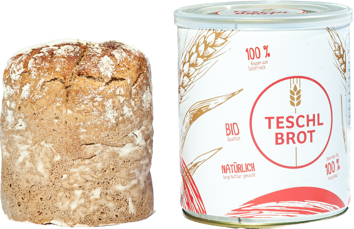 Bio Premium 100 % Roggenbrot 350g – länger haltbar in der Dose