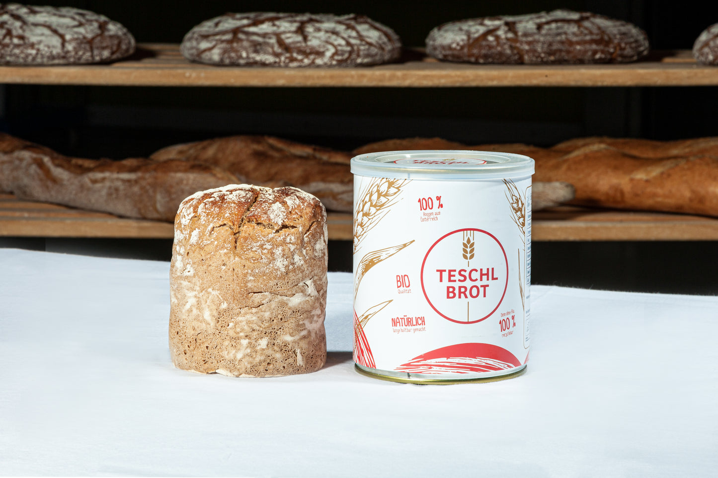 Bio Premium 100 % Roggenbrot 350g – länger haltbar in der Dose